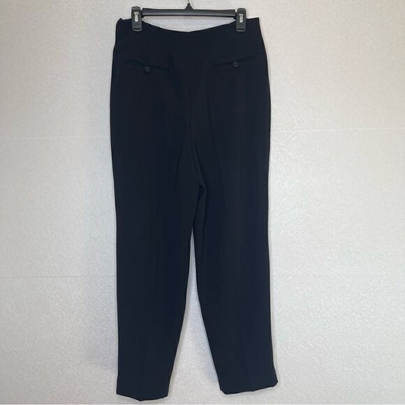ZARA Flowy High Waisted Dress Pants Black L - Picture 3 of 5